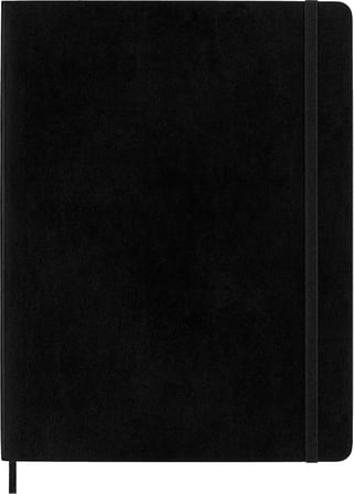 Moleskine Çizgili Siyah Defter XL Boy Yumuşak Kapak