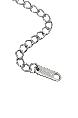 Çelik Sedefli Yonca Bileklik Van Cleef Model 