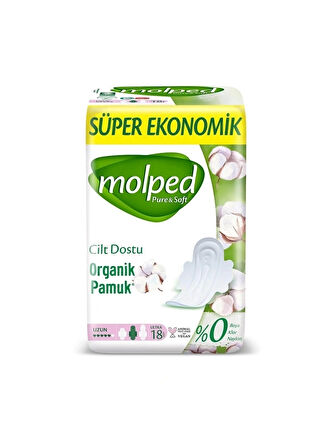 Molped Pure&soft Ped Uzun Süper Eko 18 Adet