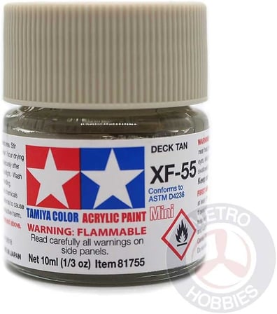 Xf-55 Deck Tan Mat Akrilik Boya (10 Ml)