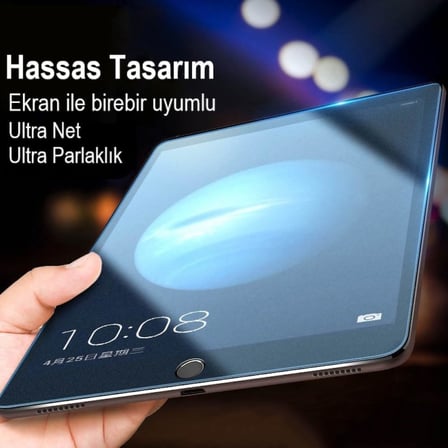 Samsung Galaxy Tab S9 FE Plus 12.4 inç ile Uyumlu Ekran Koruyucu Nano Şeffaf SM-X610