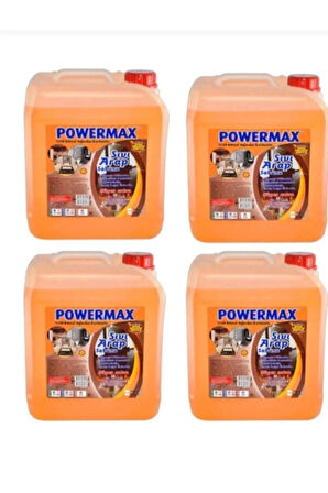 Powermax Sivi Arap Sabunu 4 × 5 Kilo, Yüzey Temizleyici, Yoğun Temizlik Sabunu