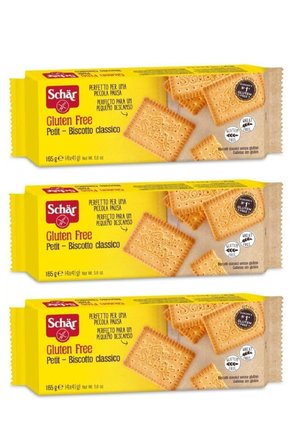 Schar Glutensiz Petit Biscotto Classico Tereyağlı Bisküvi 165 g 3 Adet