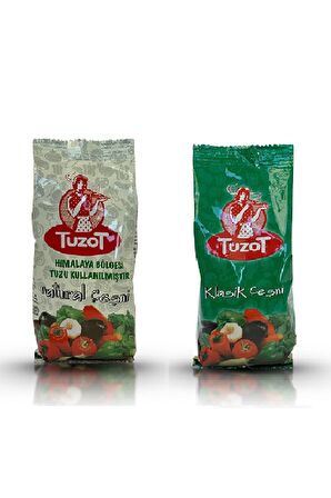 Tuzot Klasik ve Natural Çeşni 200 g 2 Adet 