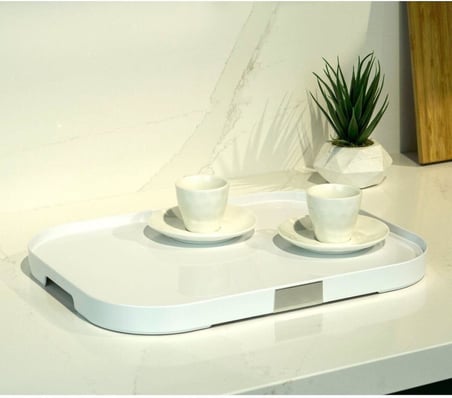 Mutfak Servis Tepsisi-Beyaz M-E71-01