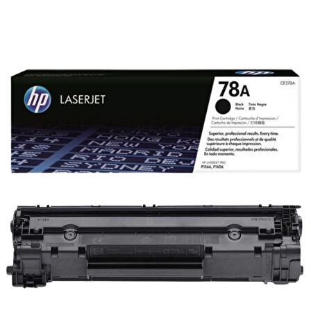 HP CE278A (78A) Siyah Black Orjnal Toner P1566 / M1536dnf