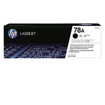 HP CE278A (78A) Siyah Black Orjnal Toner P1566 / M1536dnf