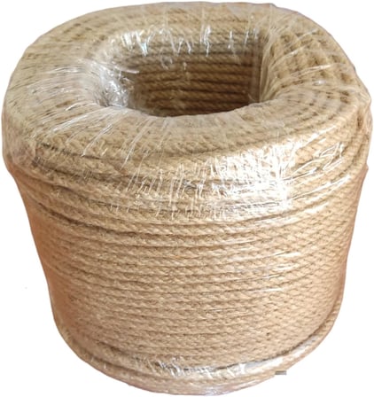 Jüt İ̇Pi Hasır İpi Kırnap İ̇Pi Kendir İ̇Pi Keten İ̇Pi - Süsleme Hobi El İ̇Şi Jüt İp Hasır İ̇P (5 Mm, Metre, 20)