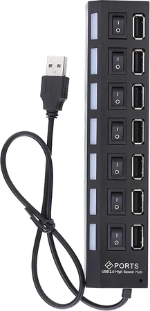 A4874-7 Portlu Usb 2.0 Hub Switch Çoklayıcı Çoğaltıcı