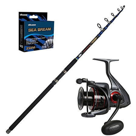 Okuma Ceymar 8000 - Kendo Tournament 400cm Surf Olta Seti