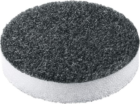 Professional Accessories 6 adet parlatma süngeri (ahşap, boyalı yüzeyler ve metal için, çap 40 mm, eksantrik zımpara aksesuarı)