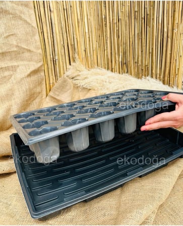 Viyol Tepsisi 1 Adet Derinlik 5 Cm Altlığı Fide Saksı Siyah,67532586
