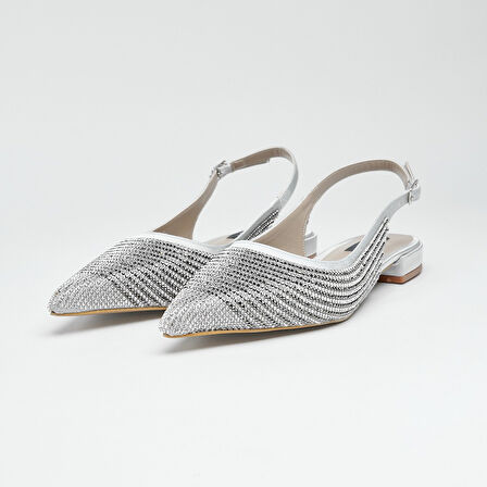 Taş Aksesuarlı Kadın Babet 