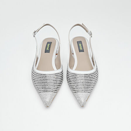 Taş Aksesuarlı Kadın Babet 