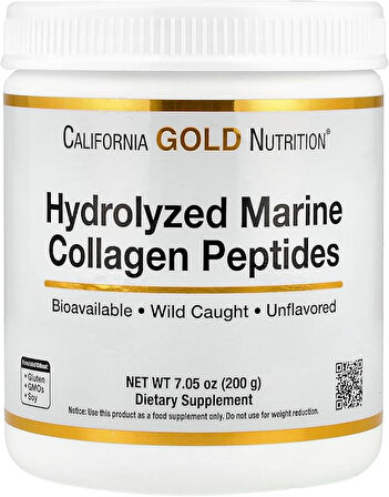 Collagen Peptides Powder with Hyaluronic Acid, Support for Healthy Hair, Skin, Nails, 7.05 oz (200 g)