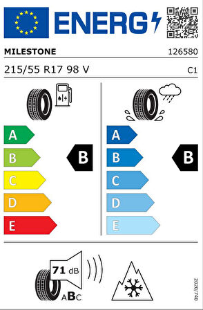 MILESTONE 215/55R17 98V REINF. CARMILE WINTER 2025 KIŞ LASTİĞİ