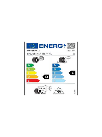 WATERFALL 175/65R14 86T XL SNOW HILL 3 2025 ÜRETİM KIŞ LASTİĞİ