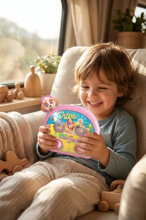 Işıklı Su Oyunu Paw Patrol Suda Halka Geçirme Nostaljik El Atarisi Pilsiz Su ile Çalışan 3+ Yaş Çocu