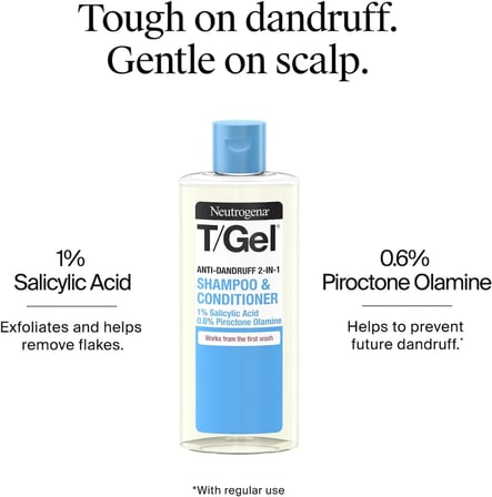 Neutrogena T/Gel 2-in-1 Anti-Dandruff Şampuan 250 ml