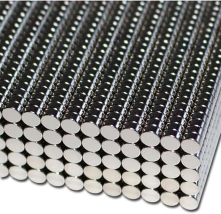 Dünya Magnet 100 Adet - Yuvarlak Neodyum Mıknatıs, 3X1,5 Mm, Güçlü Magnet, N35 Kalite