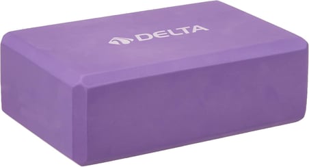 Delta Çiftli Yoga Blok - 2 Adet Yoga Block - Eva Yoga Bloğu Seti,Mor