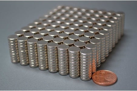 Dünya Magnet 50 Adet Çap 8Mm X Kalınlık 2Mm Güçlü Yuvarlak Neodyum Mıknatıs