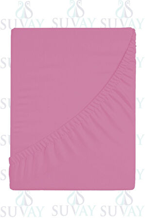 Pembe Bebek Lastikli Çarşaf %100 Pamuklu Penye Park Yatak | 60x120 | 70x110 | 70x120 | 70x130 | 70x140