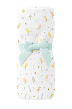 %100 Pamuk Müslin Bebek Battaniyesi - Çok Amaçlı Müslin Bebek Örtüsü - 90 x 90 cm