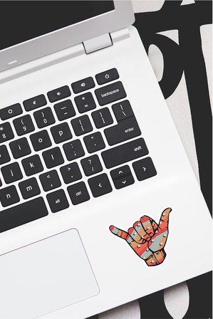 Dekoratif Laptop Notebook Tablet Telefon Sticker Set 002