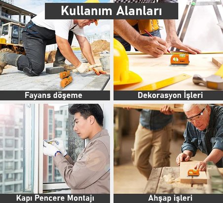 Cep Tipi Mini Su Terazisi Kırmızı Mıknatıslı Su Terazisi
