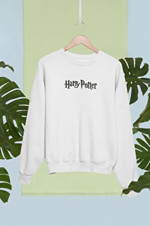 %100 Pamuk Oversize Harry Potter Tasarımlı Unisex Sweatshirt