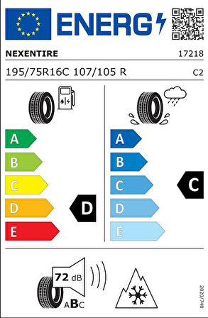 NEXEN NEXEN 195/75R16 107/105R WINGUARD WT1 2025 KIŞ LASTİĞİ