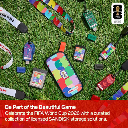 SanDisk FIFA World Cup 2026 Edition 1TB 800MB/s Taşınabilir SSD SDSSDE30F-1T00-G25
