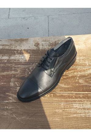 Erkek Yazlık Kundura İç Dış Hakiki Deri Poli Hafif Taban Bağlı