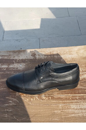 Erkek Yazlık Kundura İç Dış Hakiki Deri Poli Hafif Taban Bağlı