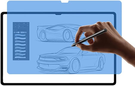 iPad Pro 13 2025 Ekran Koruyucu Kağır Hissi Veren Nano Esnek Paper-Like Şeffaf