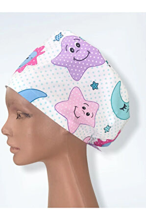 Cerrahi Bone Lastikli Ve Bağcıklıdır Doktor Hemşire Bonesi