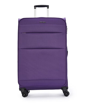 Pierre Cardin 4200 3'LÜ SET Ultra Light Hafif Lüx Kumaş Tekerlekli Valiz 