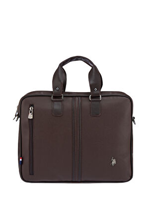 U.S. Polo Assn. 6752  Omuz Askılı  Laptop Çantası Evrak Çantası KAHVERENGİ