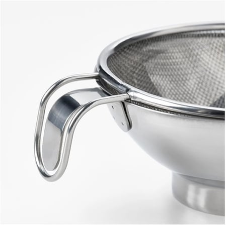 IKEA Korken 3 Parça Süzgeç-huni Seti, Paslanmaz Çelik, 3 Parça Paslanmaz Çelik 49827492347