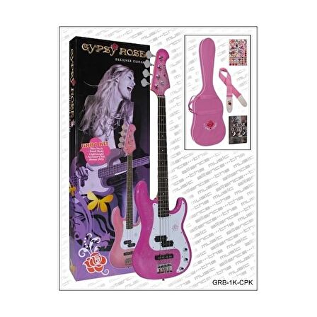 GRB1KCPK Bas Gitar GYPSY Rose Set