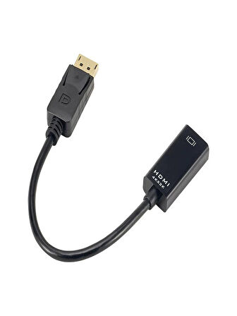 Mini Dısplayport'tan Hdmı'ya 4K Destekli Aktif Çevirici Dönüştürücü Adaptör Kablo Mini DP to Hdmi