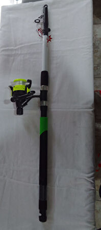 BLUE FOX MAKİNE SL 500 VE CAPTAİN EAGLE 1720  KAMIŞ OLTA TAKIMI 3 METRE