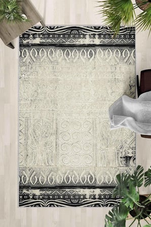 Kaymaz Taban Yıkanabilir Halı – Mutfak, Salon, Yatak Odası için Modern Dijital Baskı Halı (SLNHALI20