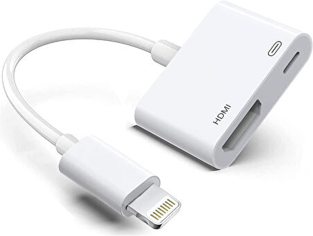 Lightning HDMI Dönüştürücü ipad iphone Hdmi Tv Bağlantı Hdtv Monitör Görüntü Aktarımı Adaptörü