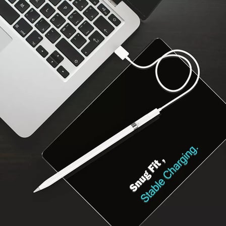 LivX Pencil Lightning To Lightning Adaptörü Şarj Aparatı Tablet Kalemi Yuva Çevirici Beyaz Ltl-01