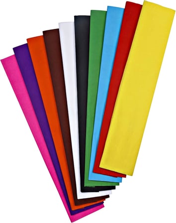 Nova Color Nc-338 Krapon Kağıdı 10Lu Karışık Renkli Set