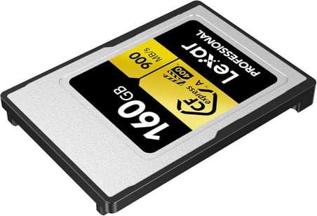 160GB Profesyonel CFexpress Tip A Altın Serisi Hafıza Kartı, 900MB/s'ye Kadar Okuma, Sinema Kalitesi 8K Video, Dereceli VPG 400 (LCAGOLD160G-RNENG)