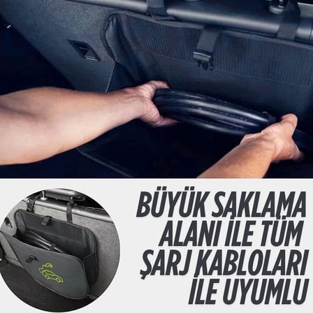 Elektrikli Araç Şarj Kablosu Taşıma Çantası