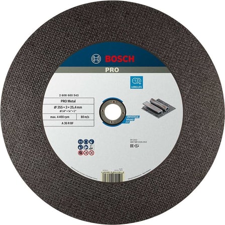 Professional aksesuar 2608600543 kesme diski, Gri, 2608600543